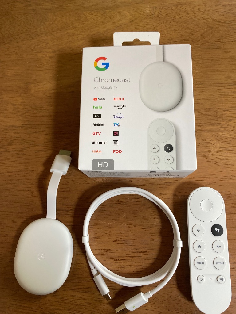 クロームキャスト Google Chromecast with TV フルHD GA03131-JP