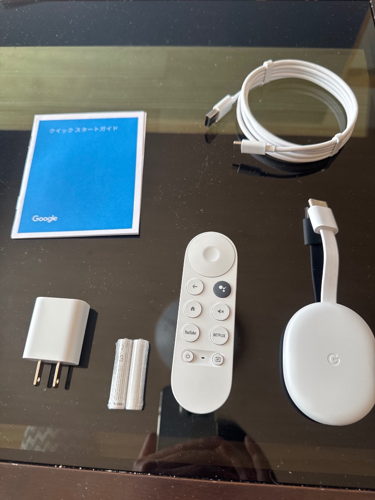 クロームキャスト Google Chromecast with TV 4K グーグル GA01919-JP
