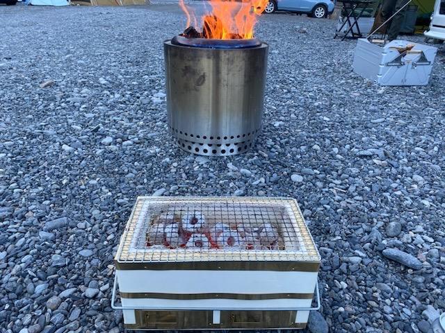 能登の珪藻土切り出し 卓上手作り 七輪 長角25号 網付 太陽炭 短炭 一