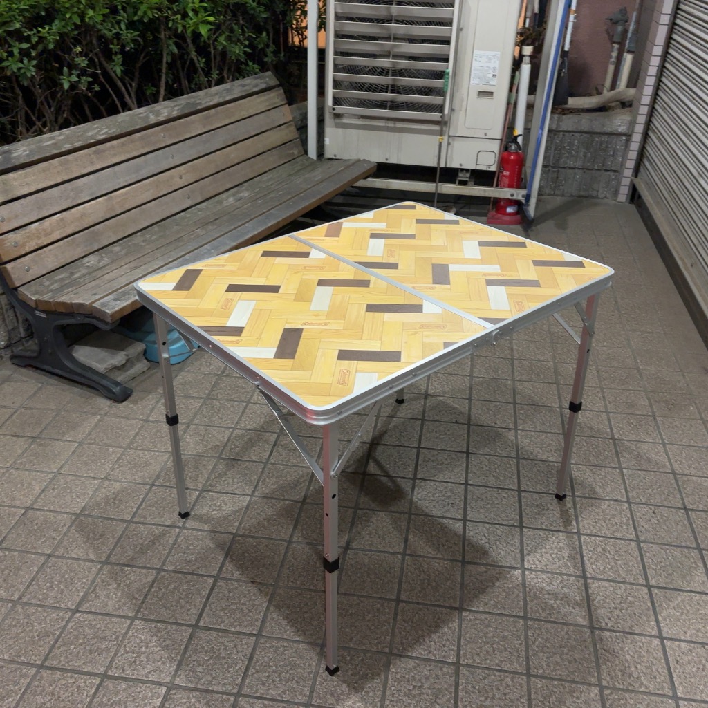 テーブル・チェア・ハンモック Coleman NATURAL PUZZLE TABLE 90