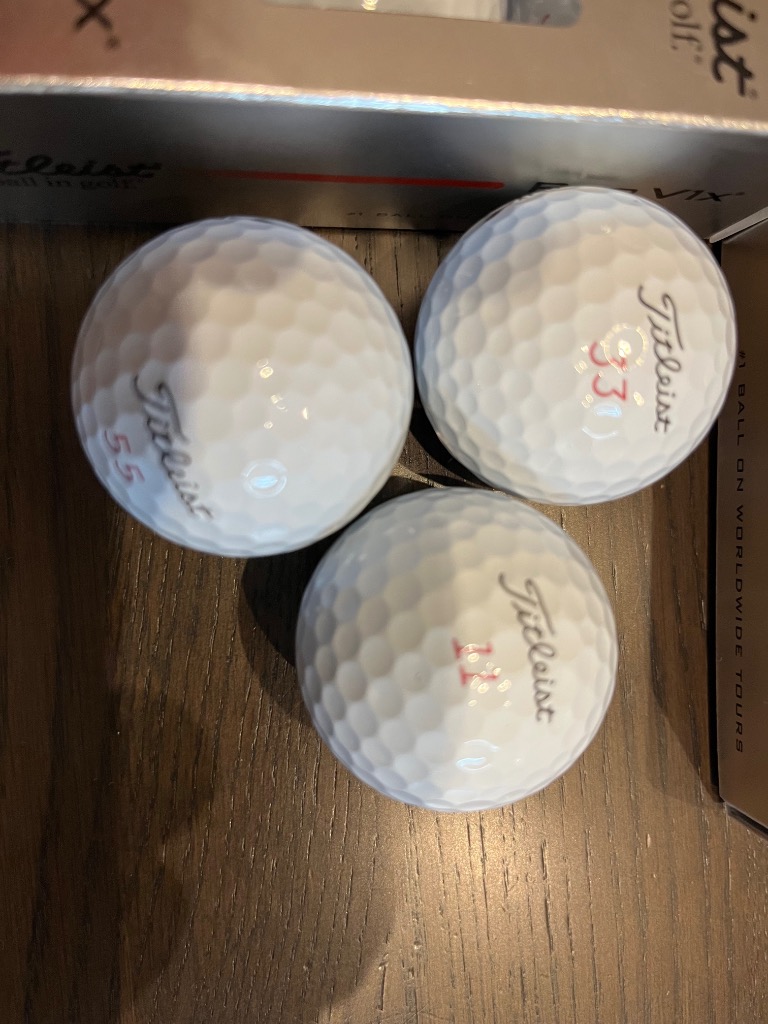 Titleist（タイトリスト） PRO V1X 25 ダブルナンバー プロV1X 25