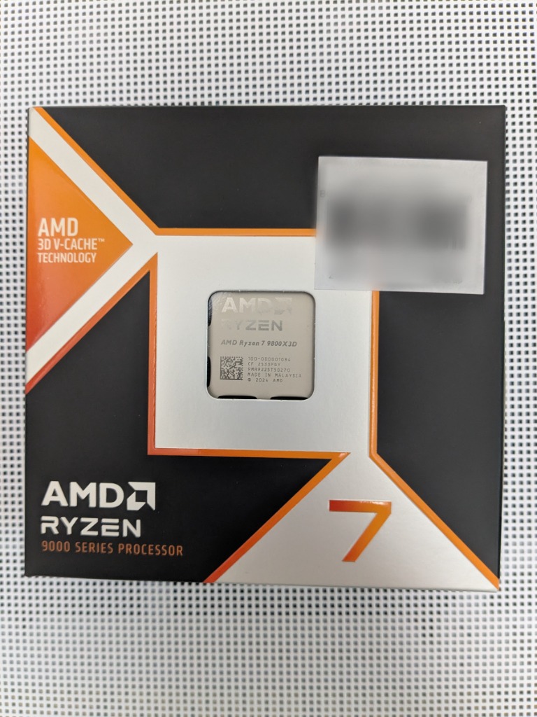 AMD Ryzen 7 9800X3D BOX : ドスパラYahoo!店 - 通販 - Yahoo!ショッピング
