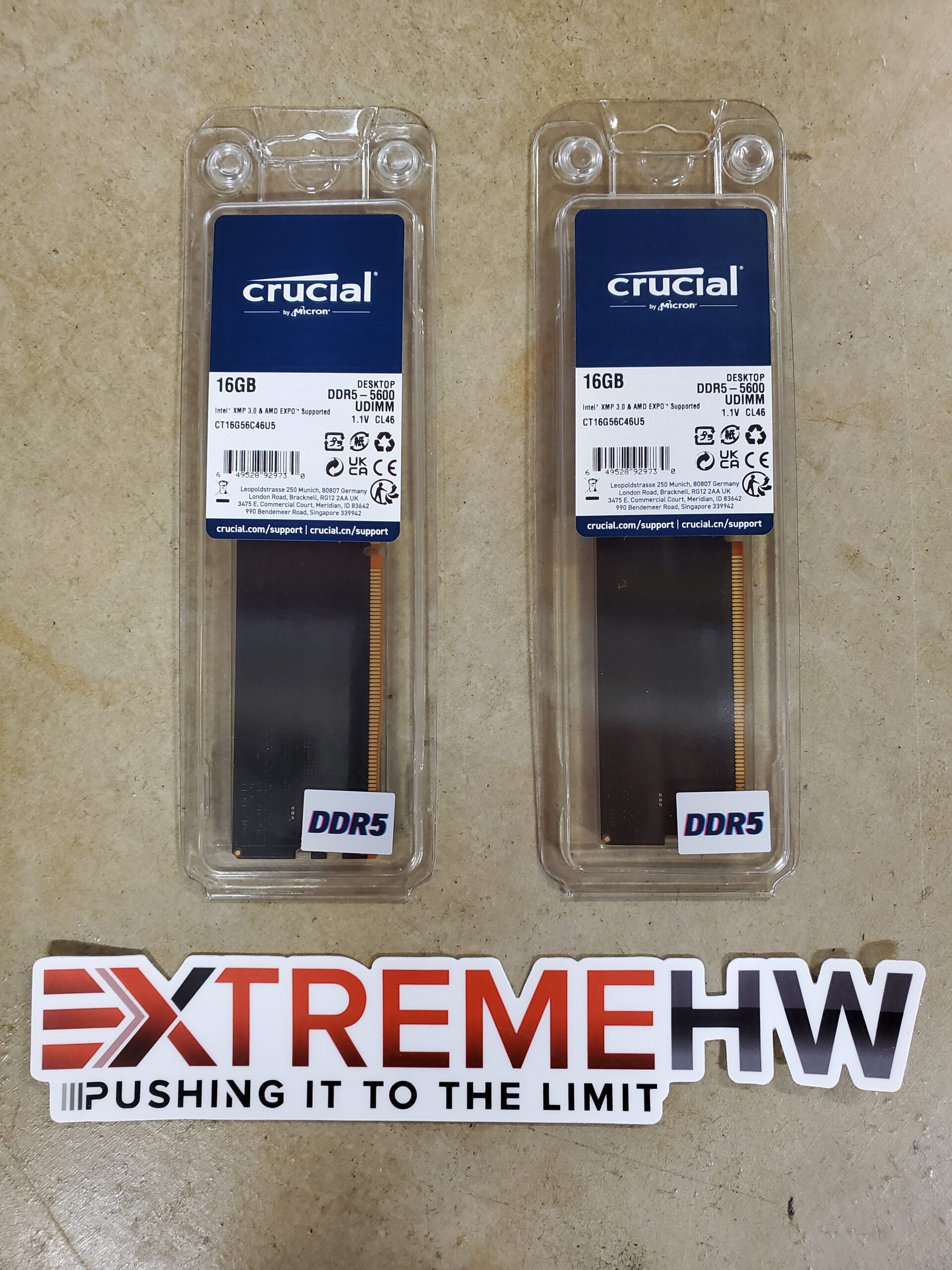 Crucial 32GB Kit (2 x16GB) DDR5-5600 Review - ExtremeHW
