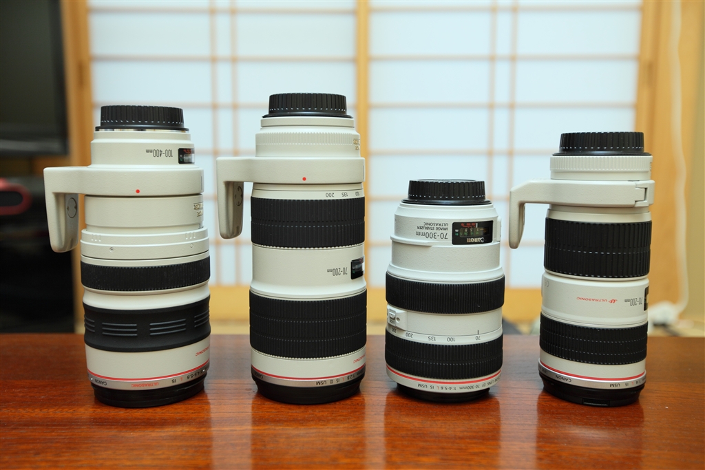 価格.com - 『同域4本の比較』CANON EF70-300mm F4-5.6L IS USM 達兵衛