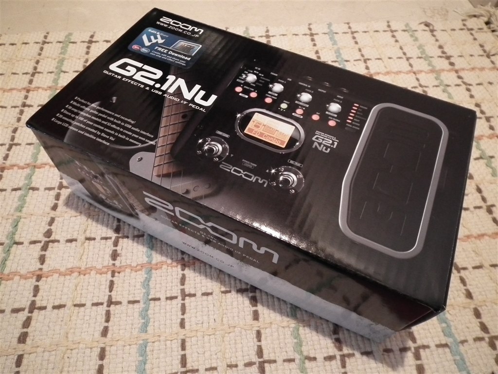 21年ぶりにマルチエフェクターを買い替えました』 ZOOM G2.1Nu