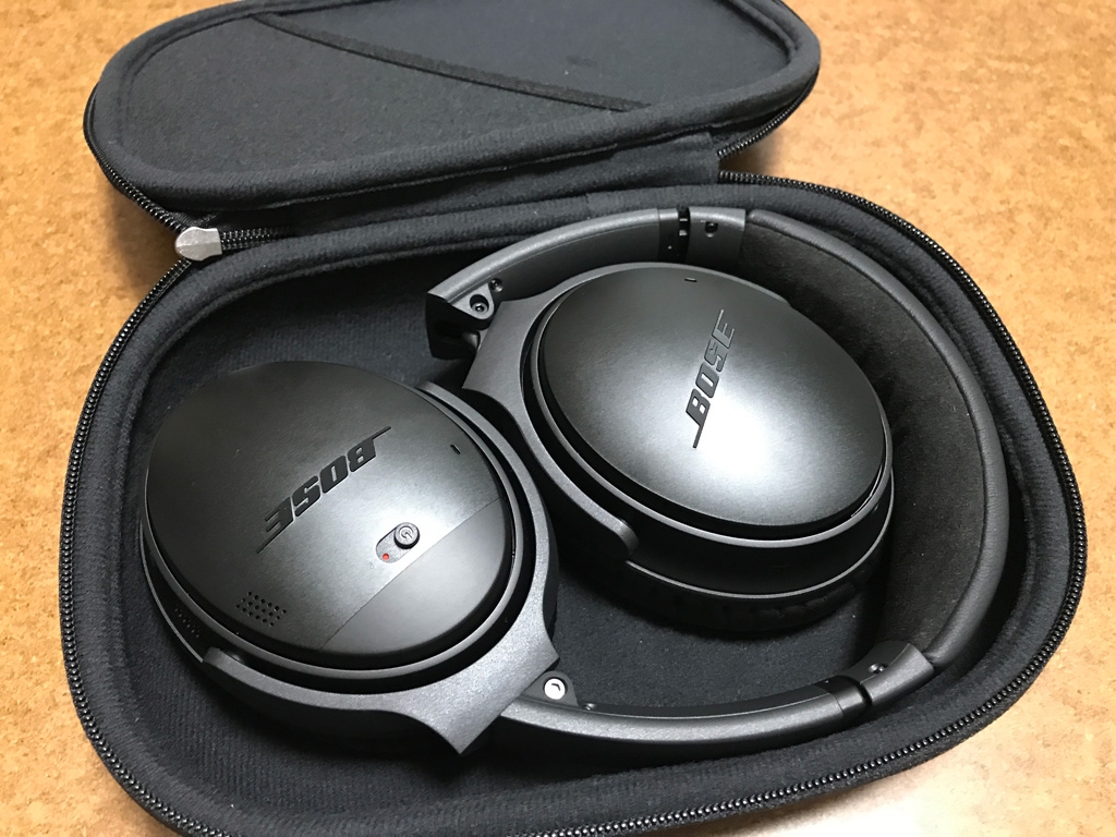 価格.com - 『ケース収納時』Bose QuietComfort 35 wireless