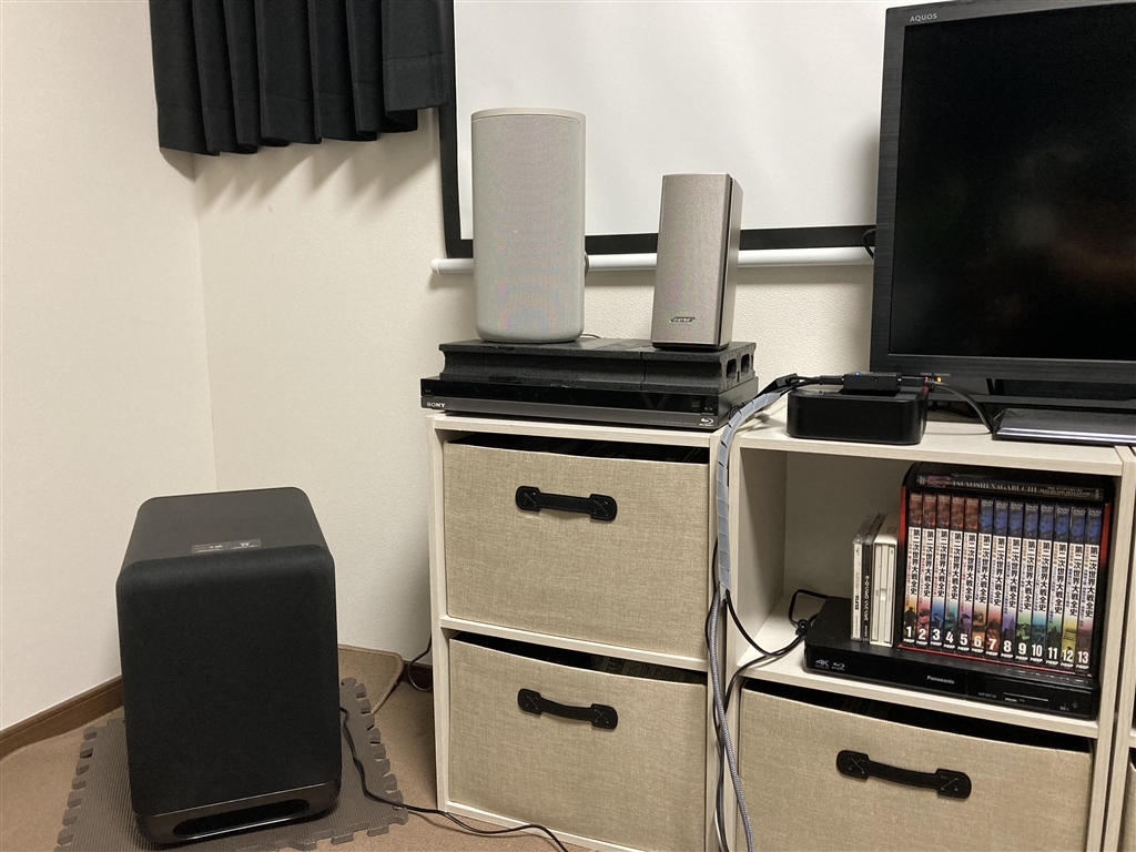 価格.com - 『左がサブウーファーSA-SW5、でかいです！』SONY HT-A9 海