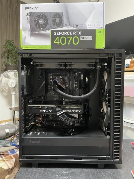 PNY GeForce RTX 4070 SUPER 12GB VERTO OC デュアルファン