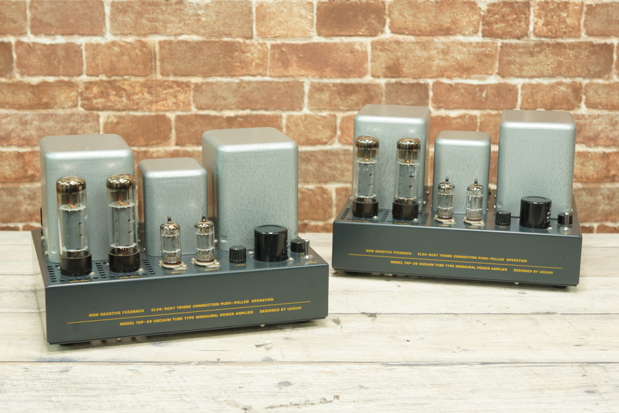 UESUGI TAP-29 SIEMENS EL34 PP モノラルパワーアンプ ペア 16W+16W(4