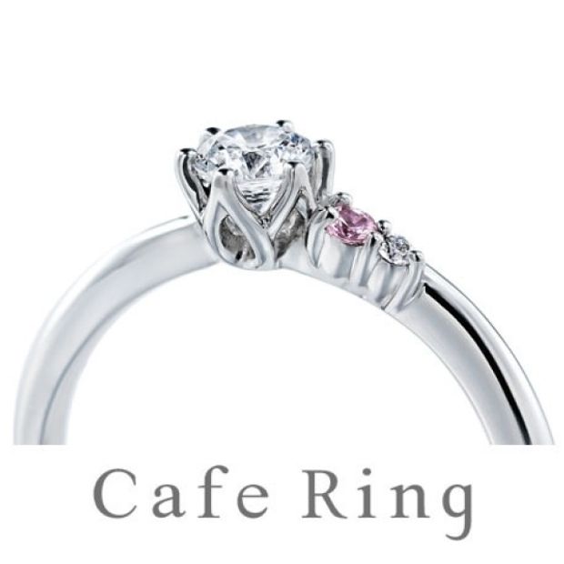 カメリア】SPECIAL EDITION 婚約指輪 ～指に咲く椿の花～ [婚約指輪