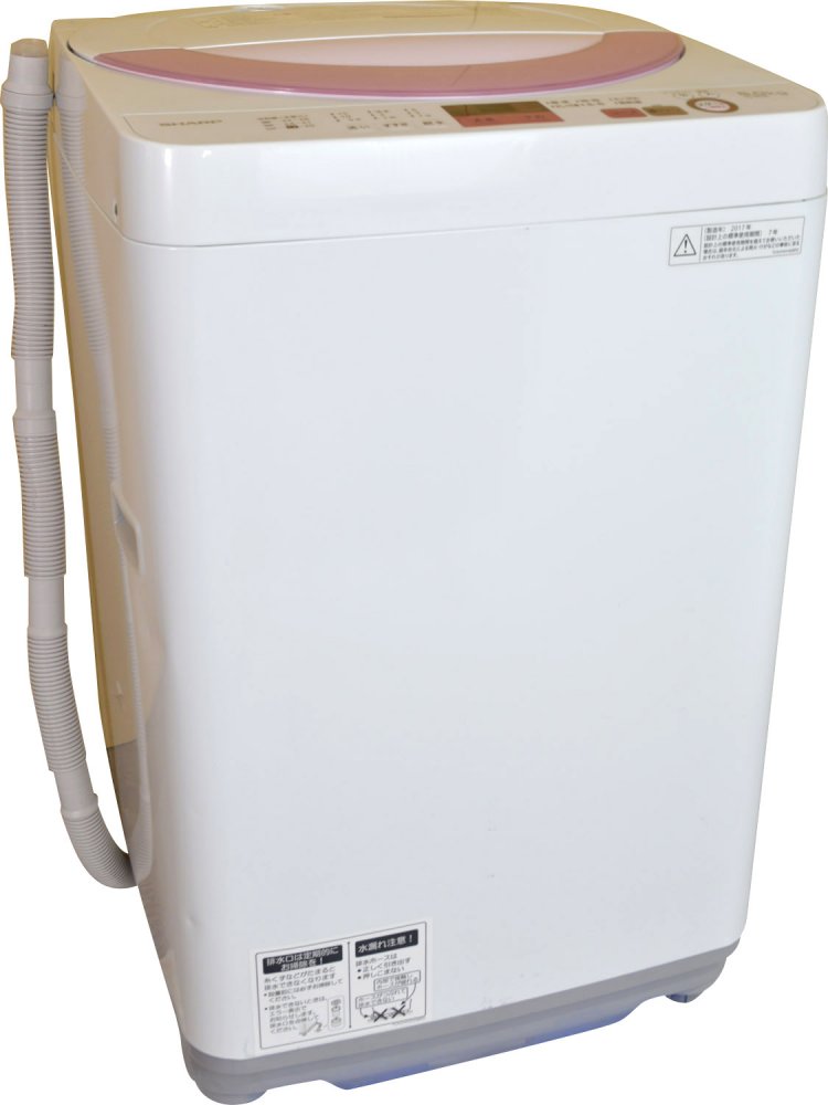 楽天市場】シャープ ES-G55RC-P シャープ 5.5kg 全自動洗濯機 ピンク系