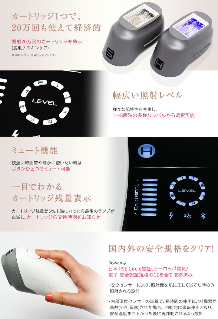 楽天市場】脱毛器 ローワン(Rowan) | 価格比較 - 商品価格ナビ