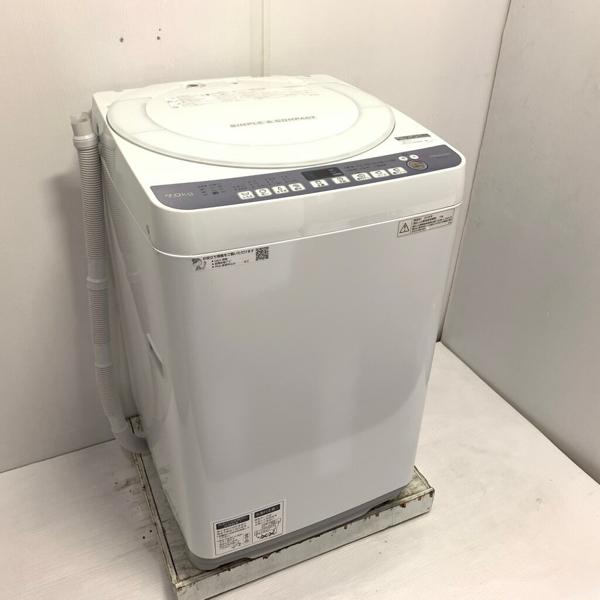 楽天市場】シャープ シャープ ES-T710-W ホワイト系 全自動洗濯機 上