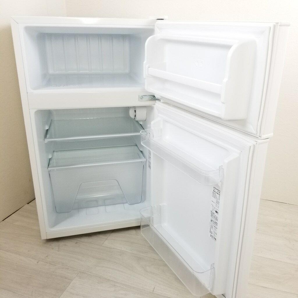 楽天市場】ツインバード アマダナ 2ドア冷蔵庫 86L AT-HR11-W ホワイト