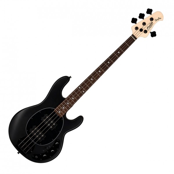 Sterling Stingray Ray4 HH Bass, Stealth Black at Gear4music
