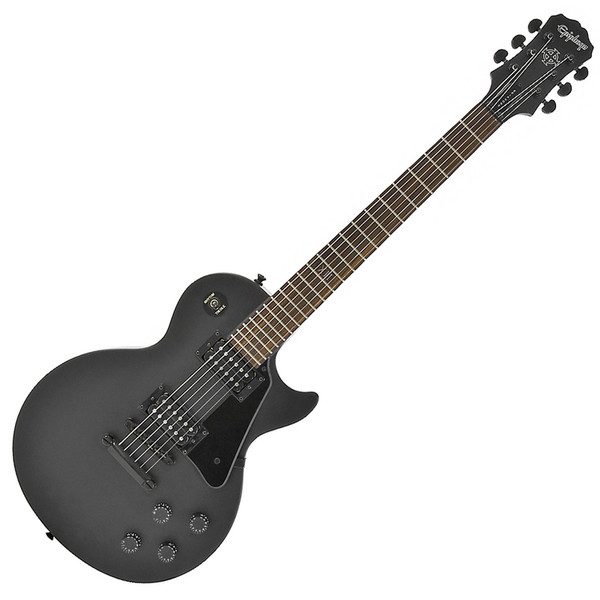 Epiphone Goth Les Paul Studio, Black Satin w/ Black Hardware at