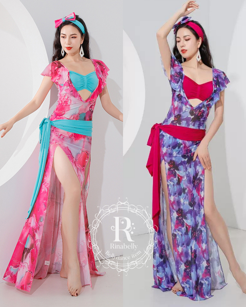 サイーディ／バラディドレス 衣装 コスチューム マーブル ピンク