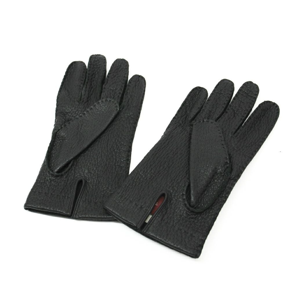 DENTS デンツ ペッカリー アンライニンググローブ BARK 【ブラウン