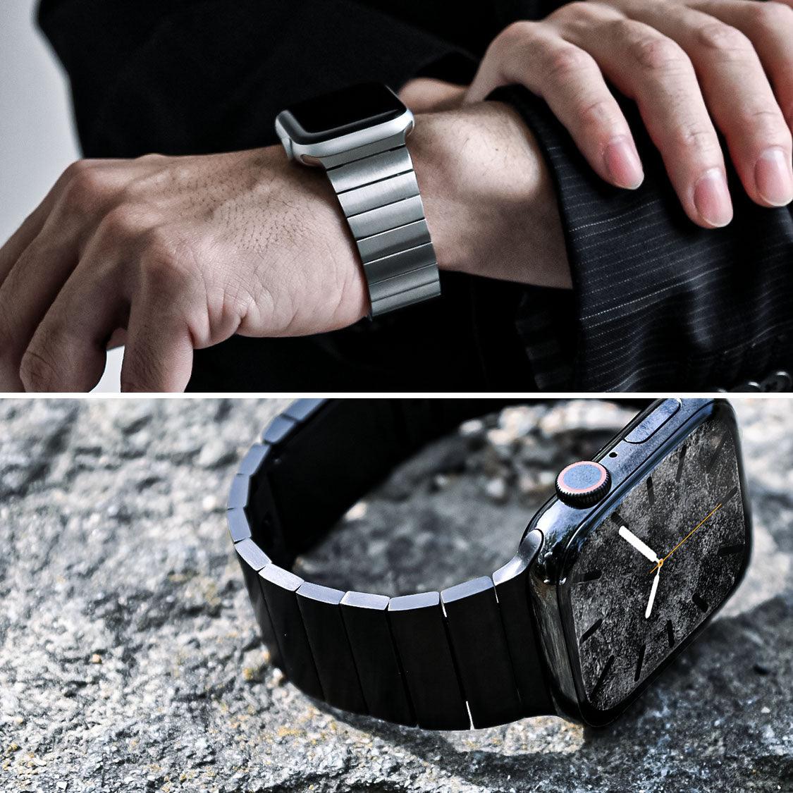 ステンレス マグネット AppleWatch バンド メンズ ベルト ビジネス