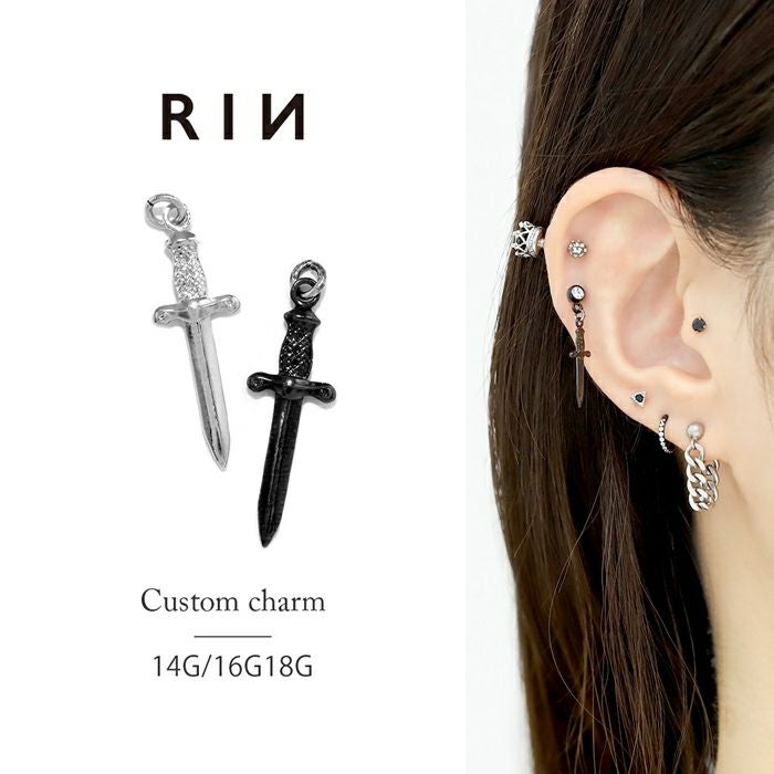 凛オリジナル日本刀チャーム｜ボディピアス凛【公式】