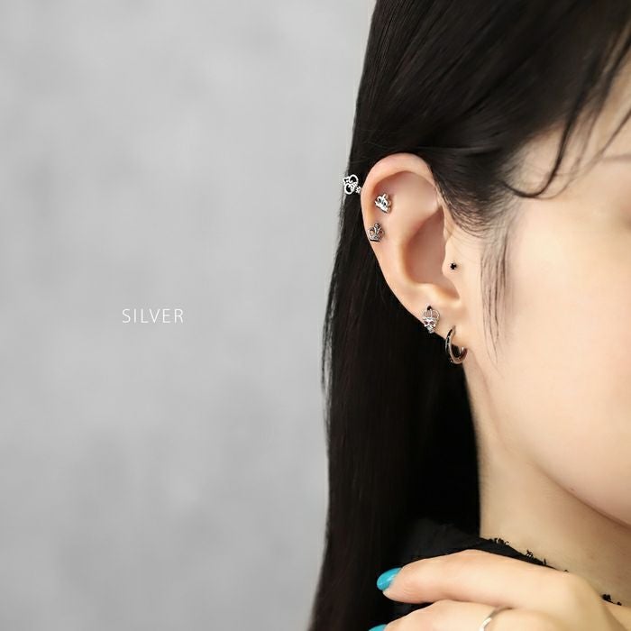 骸骨クラウンピアス【RIN限定】｜ボディピアス凛【公式】