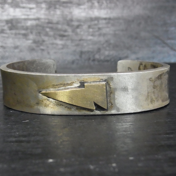 Stop light/ストップライト サンダーバングル 3mm厚 シルバー×K18 高山