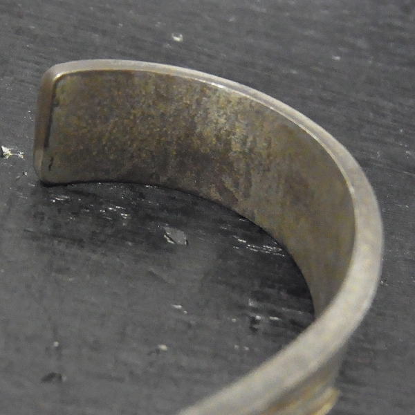 Stop light/ストップライト サンダーバングル 3mm厚 シルバー×K18 高山