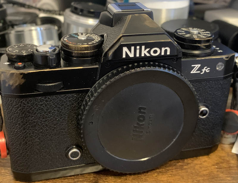 La Connerie: Fake Worn Camera | Richard Haw's Classic Nikon Repair