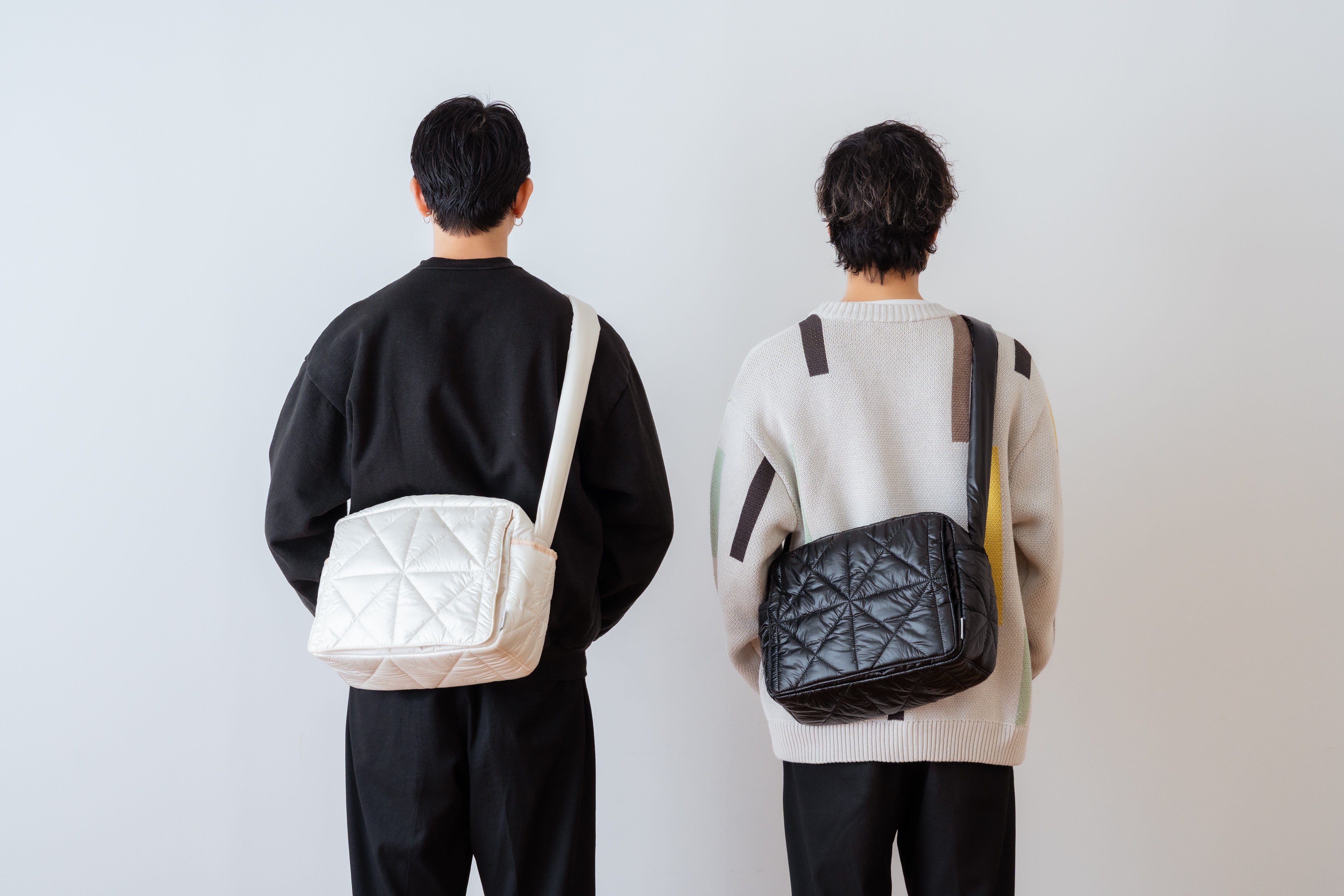 Cross quilt bag / Black – RICH RAISE