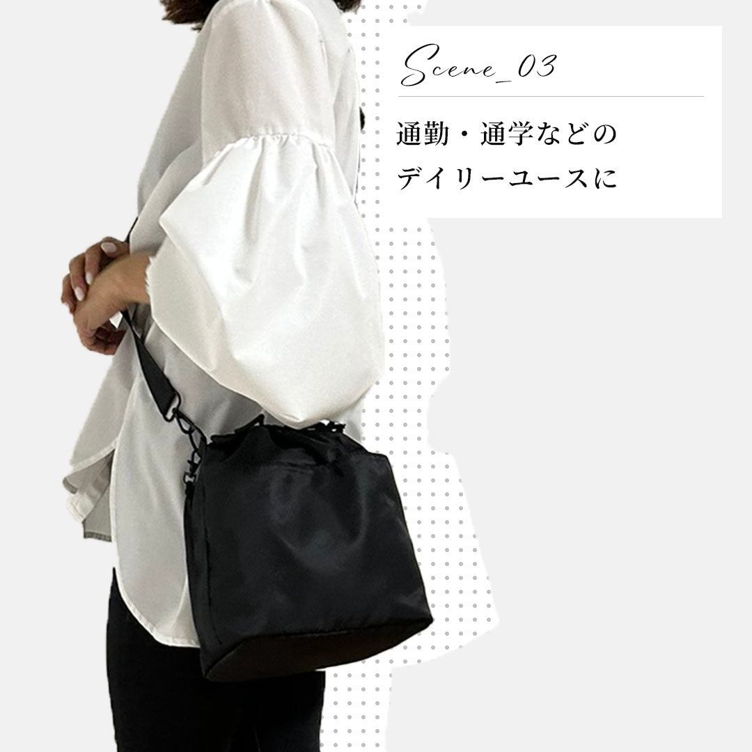 ナイロン巾着バッグ ショルダー バッグ ポシェット｜RICKERS公式