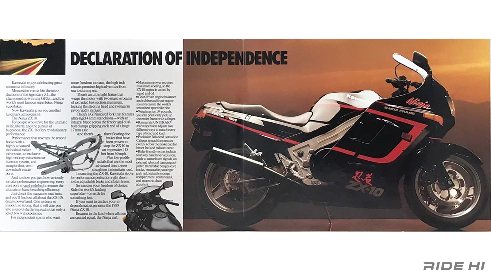 カワサキGPZシリーズから世界最速を受け継いだZX-10！【このバイクに