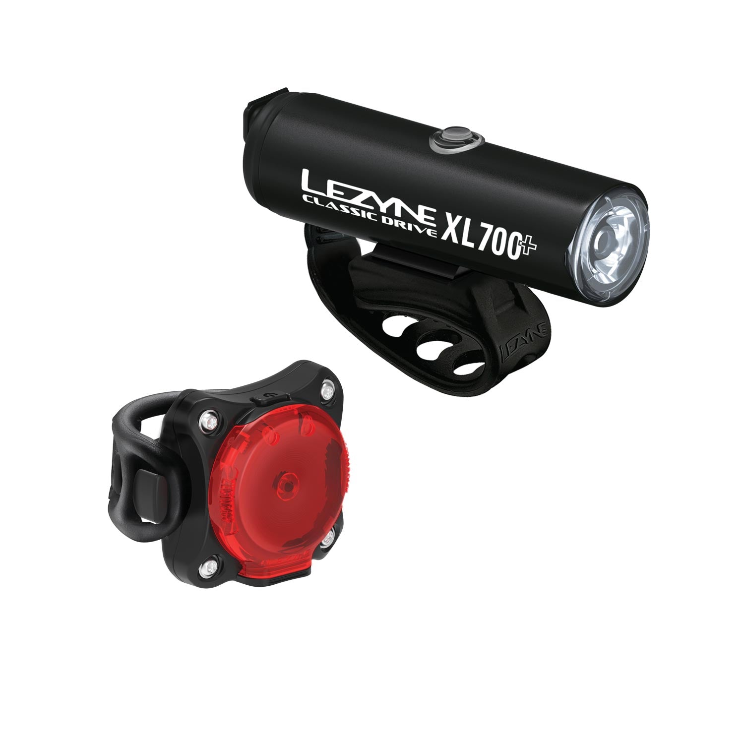 LEZYNE CLASSIC DRIVE XL 700+ & ZECTO DRIVE 200+ | LED BIKE LIGHT SET