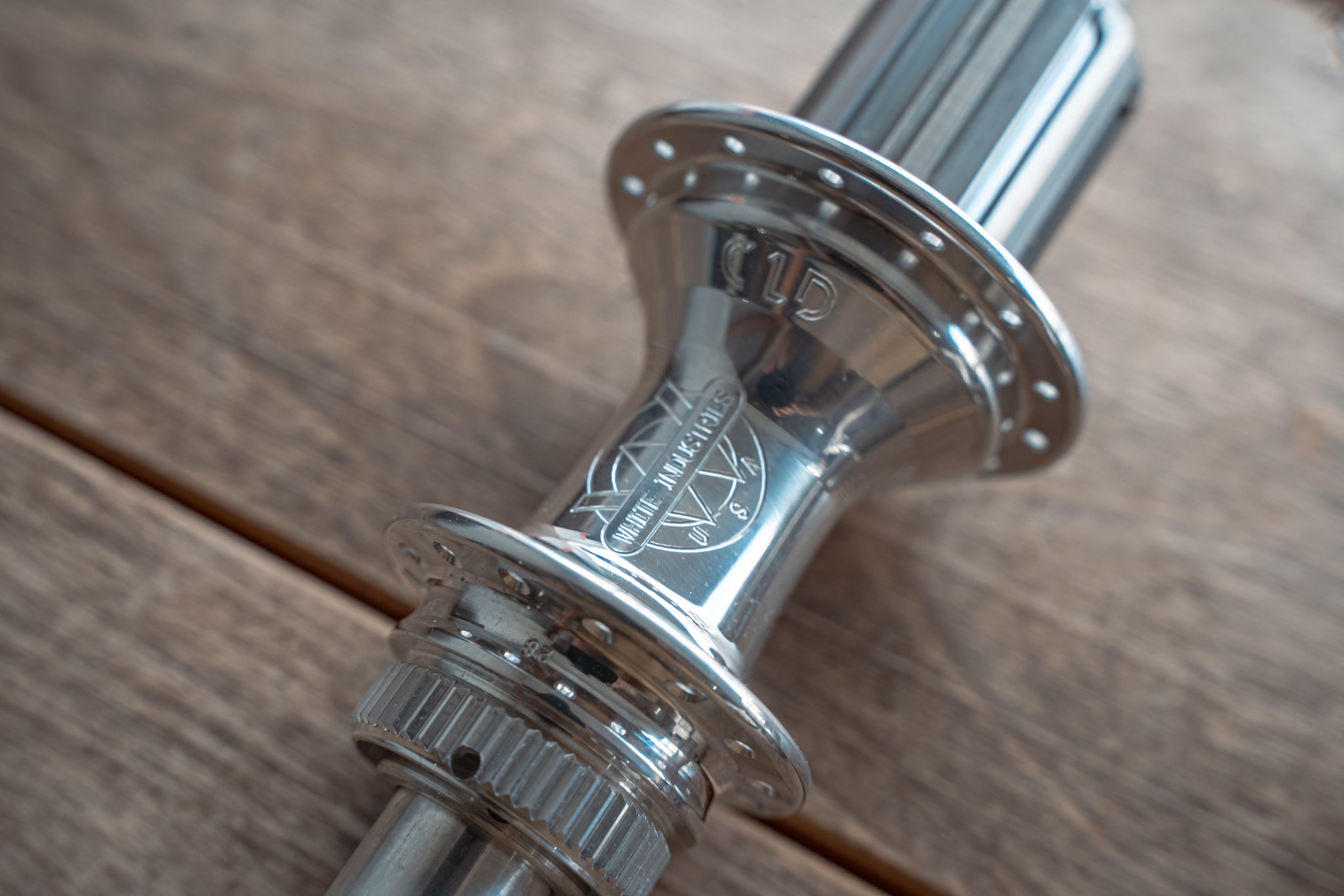 WHITE INDUSTRIES ハブ前後セット CLD [ポリッシュ] 12mm スルー