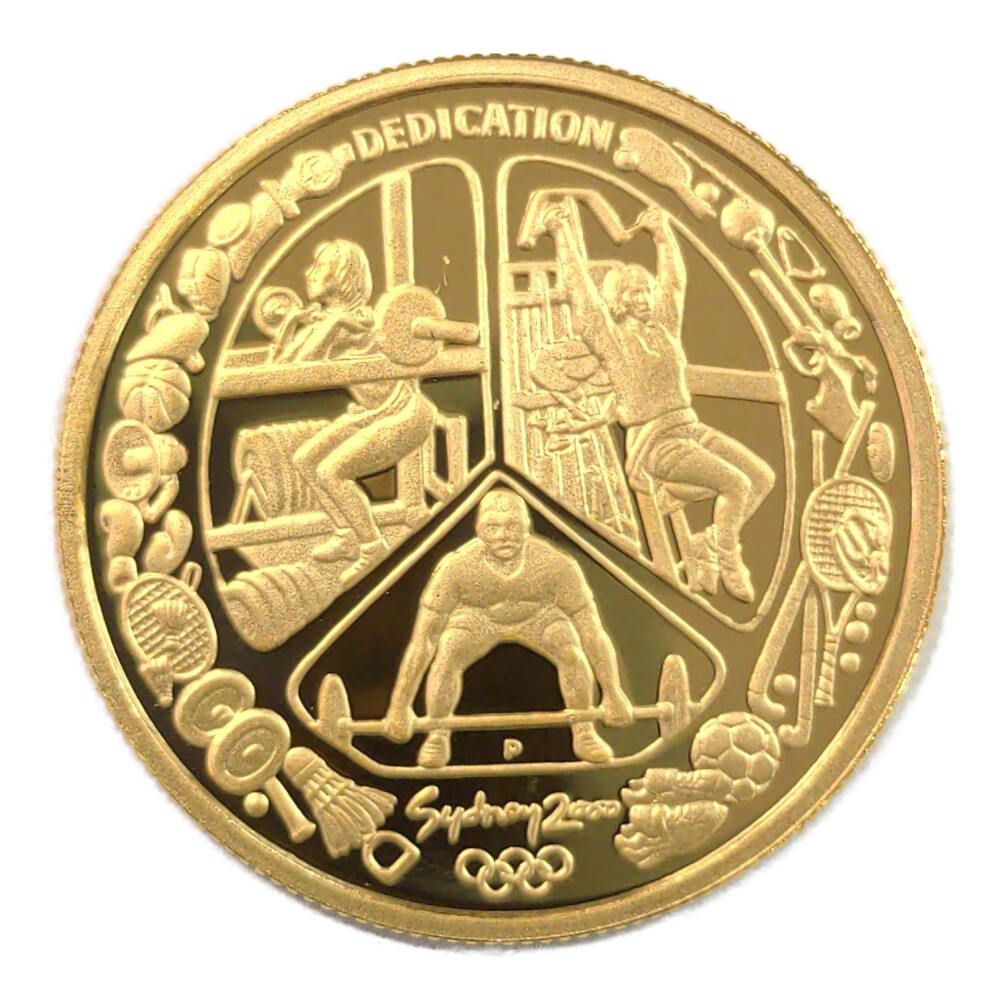 本日のオーストリア 2000年 シドニーオリンピック公式記念金貨 100ドル