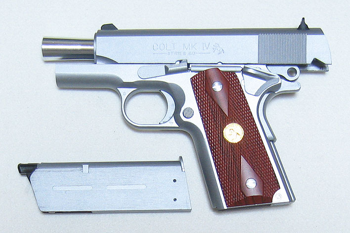 WA／コルトMKIVシリーズ80オフィサーズACPオールシルバーモデル｜RIKSGUNS