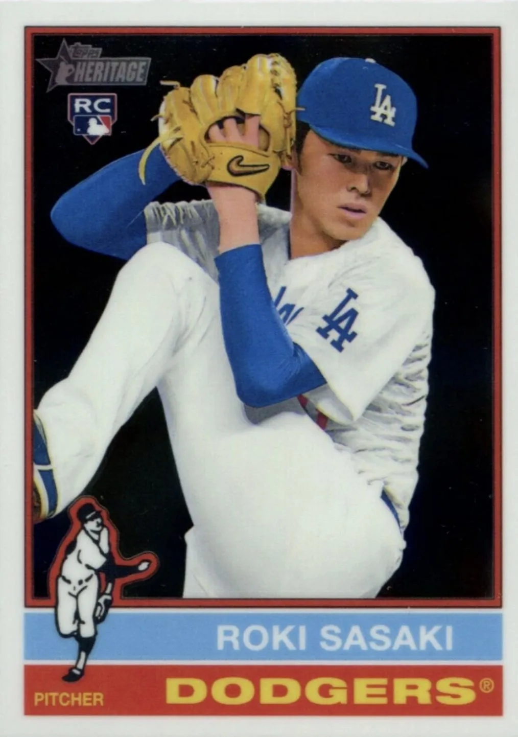 佐々木朗希が2025 Topps Heritage Baseballでデビュー - Topps Ripped