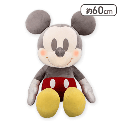 ミッキーマウス 雪降るマーケット 超超BIGぬいぐるみ | オンライン