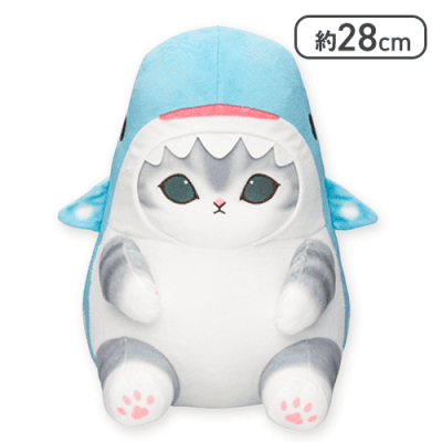 ジンベイザメ】mofusand 海の生き物にゃんBIGぬいぐるみ | オンライン