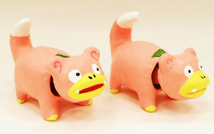 数量限定お一人様各1点限り【田井民芸】張子ヤドン | 通販【栗林庵