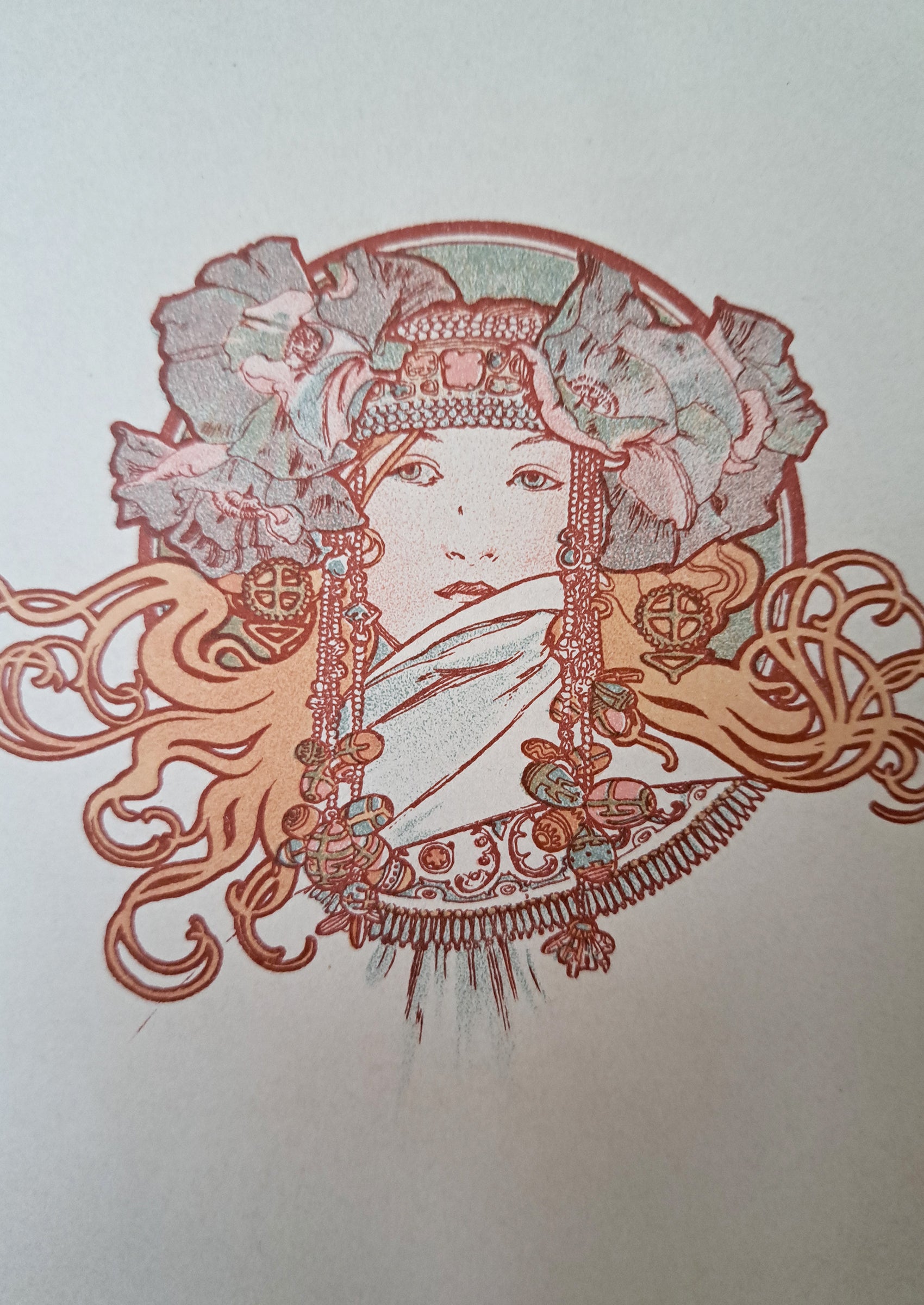 アルフォンス・ミュシャ ≪王女イルゼの肖像≫『トリポリの姫君イルゼ