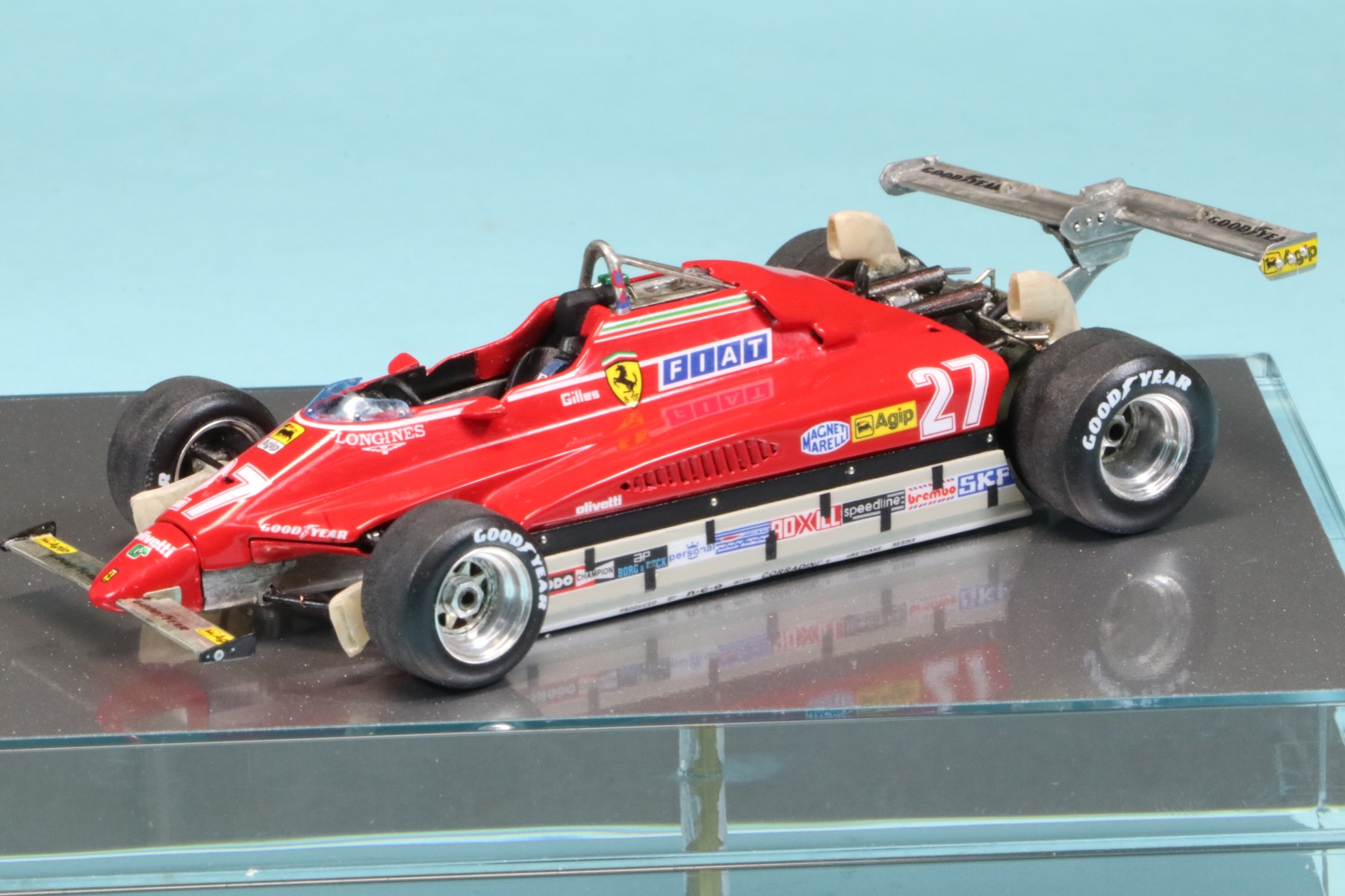 個人製作完成品 委託販売品 1/43 フェラーリ 126C2 ロングビーチGP