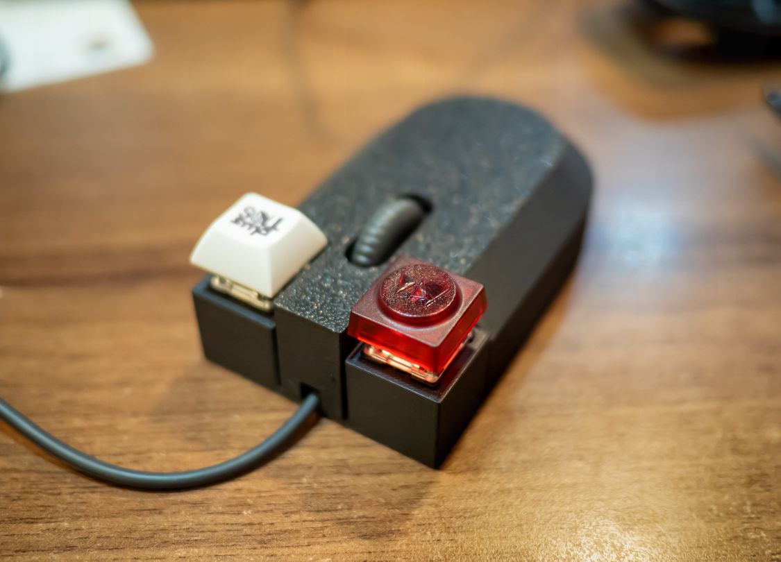 キースイッチマウスを組み立てたよ