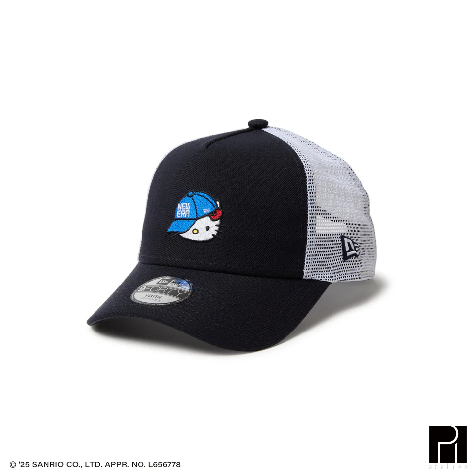 ≪NEW ERA≫ Youth 9FORTY A-Frame トラッカー HELLO KITTY キャップ