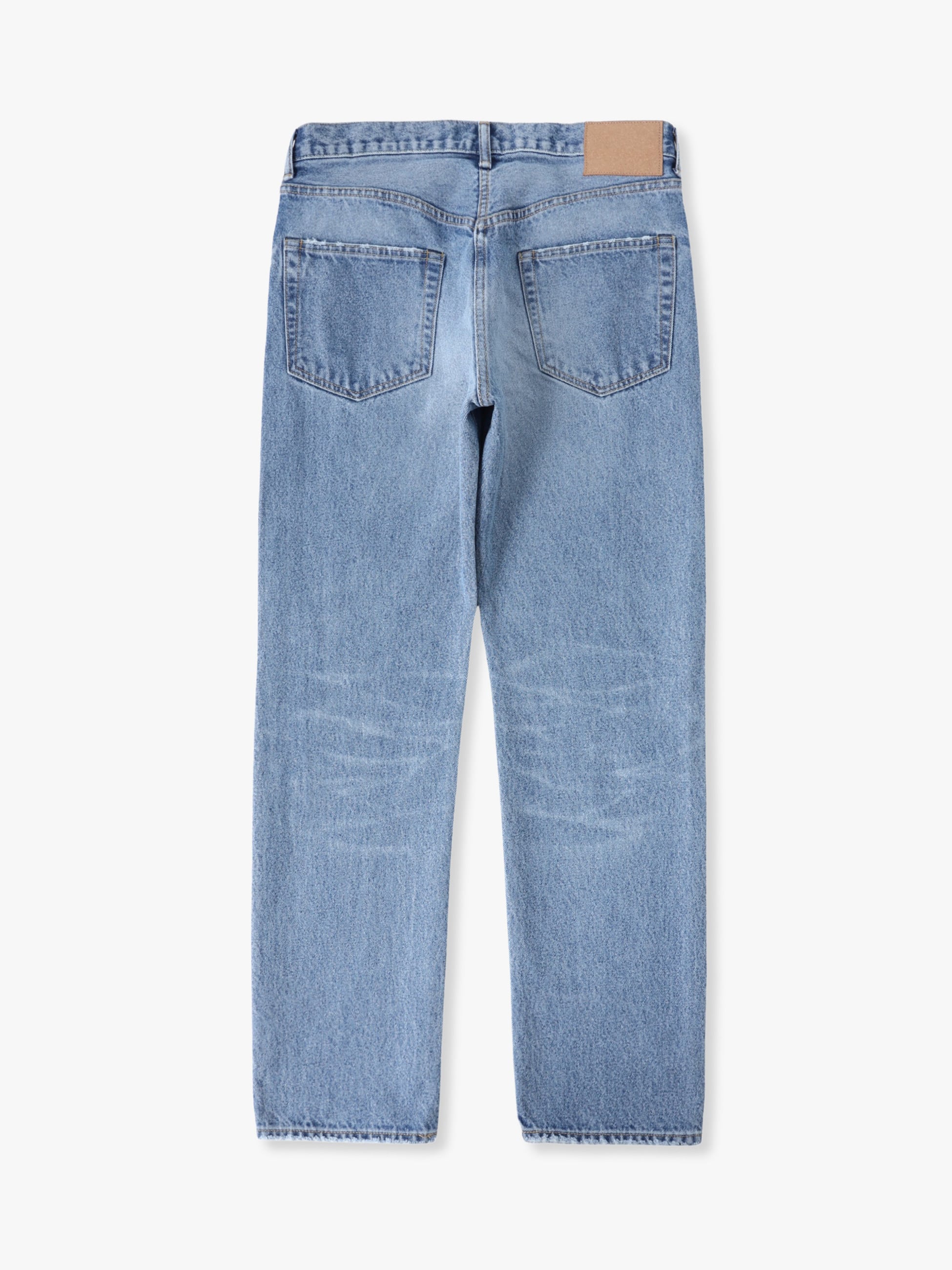 リサイクルコットン ユーズド スリムストレートフィット デニムパンツ