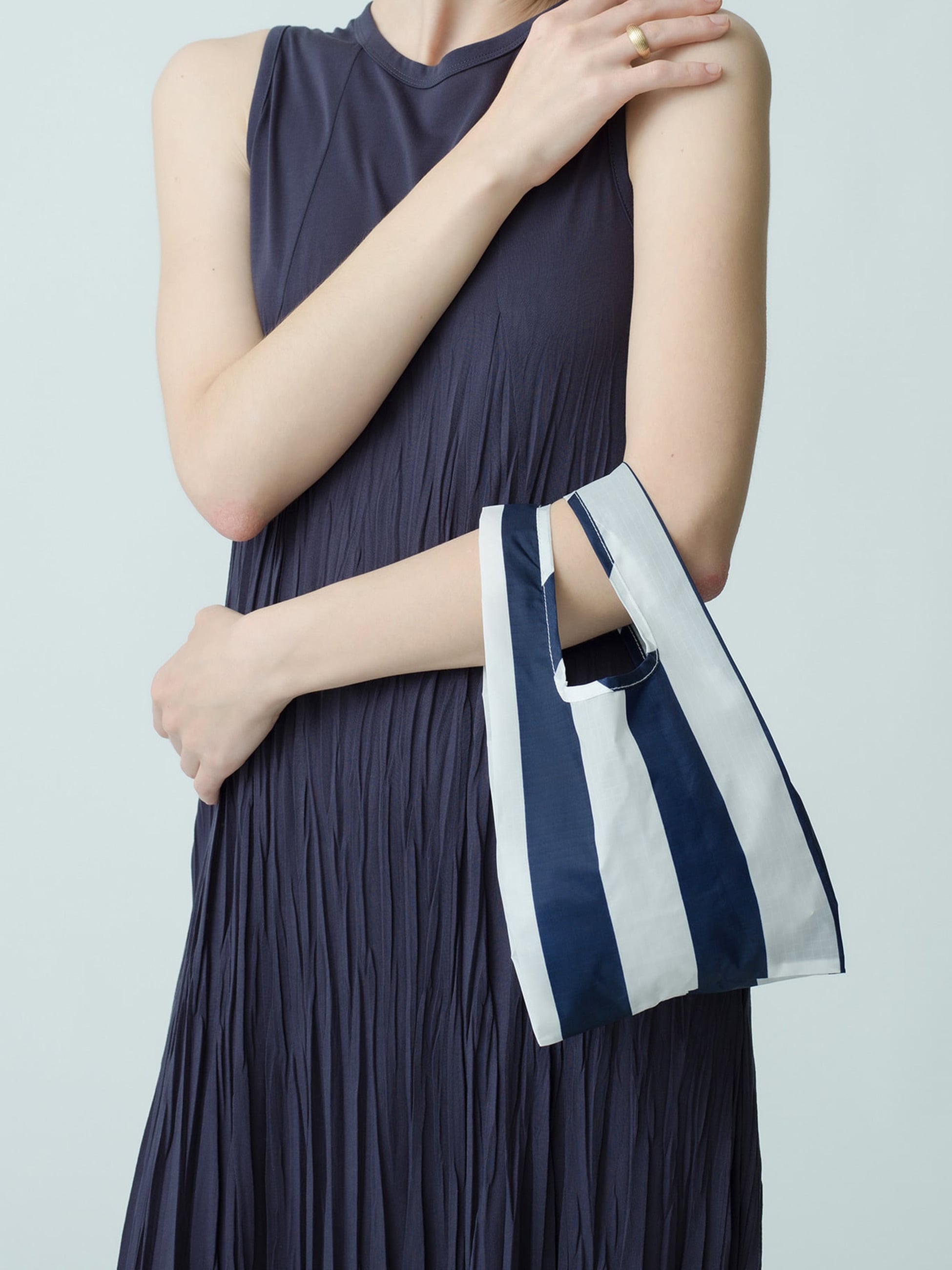 ミニ バグ―（ストライプ）｜BAGGU(バグゥ)｜Ron Herman