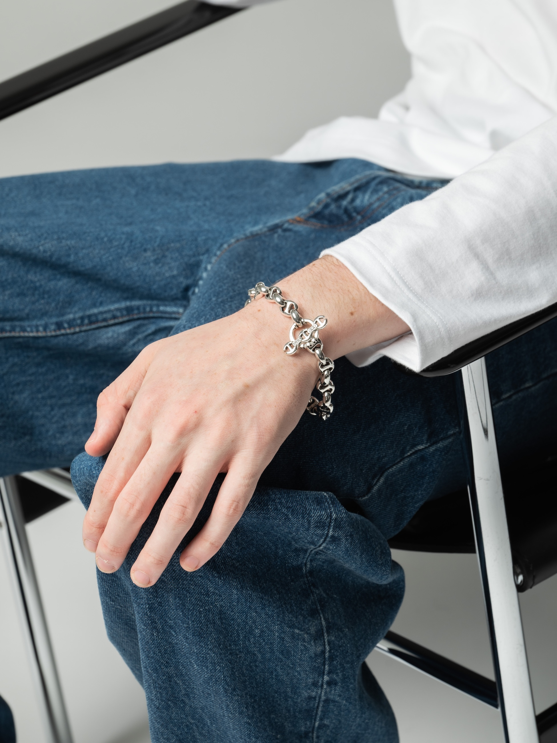 オープンリンク ブレスレット（10mm/8.5inch）｜HOORSENBUHS(ホーセン