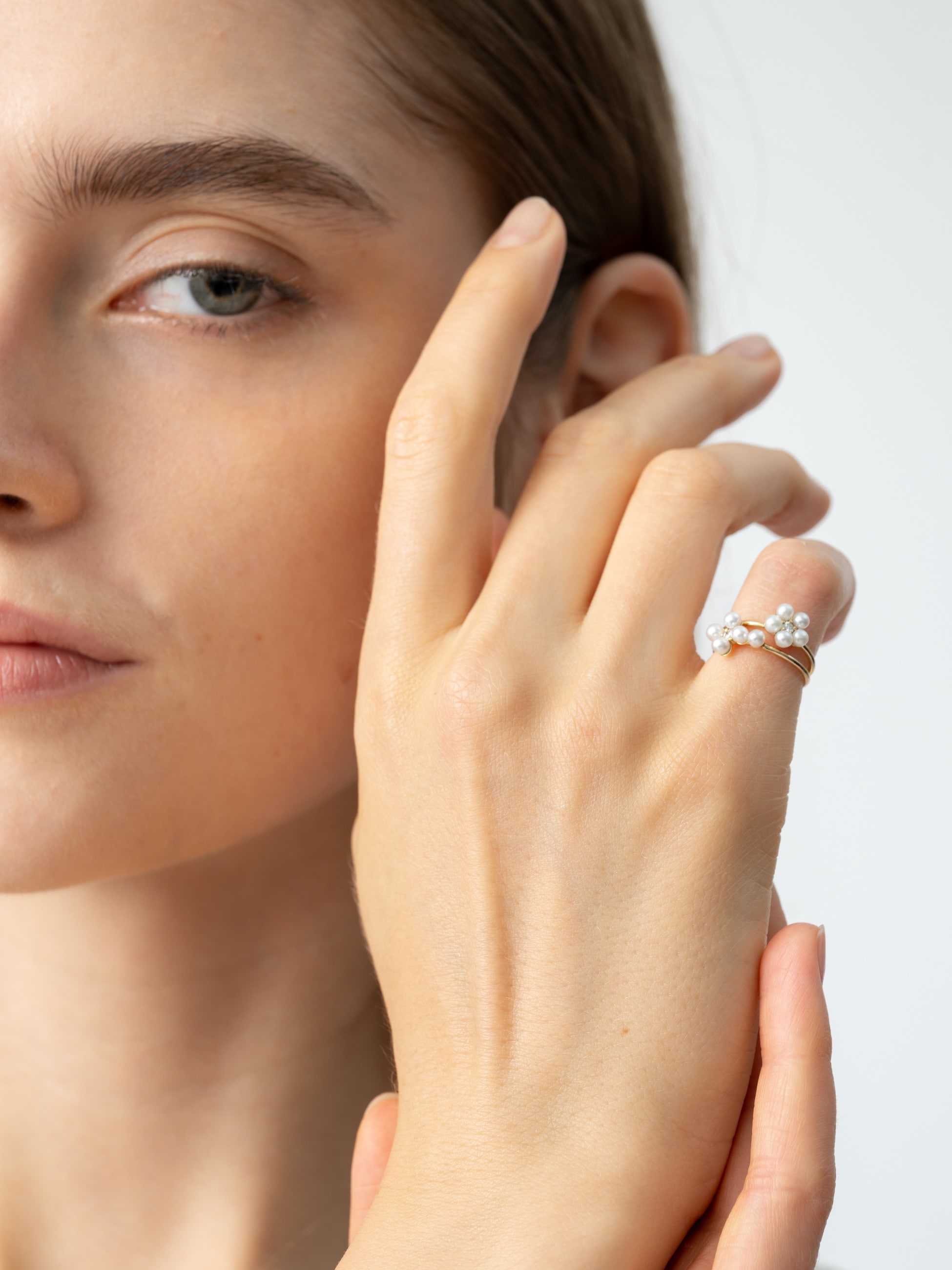 パールクロス ダイヤモンド リング｜MIZUKI(ミズキ)｜Ron Herman