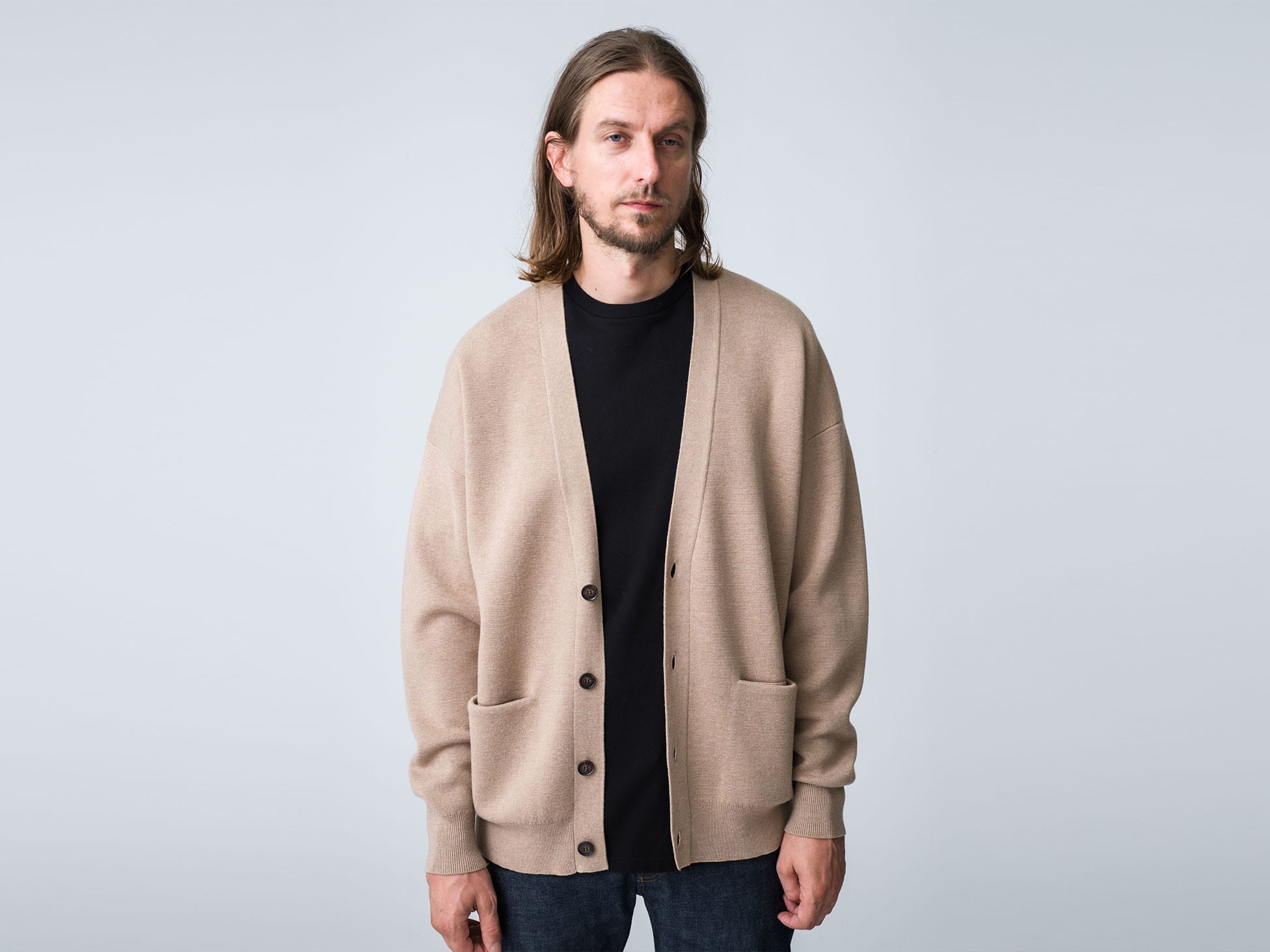 DEMYLEE for Ron Herman Men Milano Rib Cardigan 10.7(Sat) New