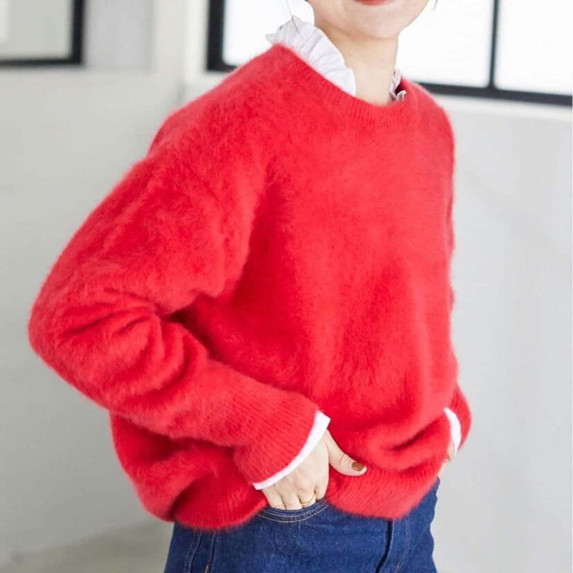 SLOBE IENA 《追加》フォックスカシミヤプルオーバー スローブ イエナ