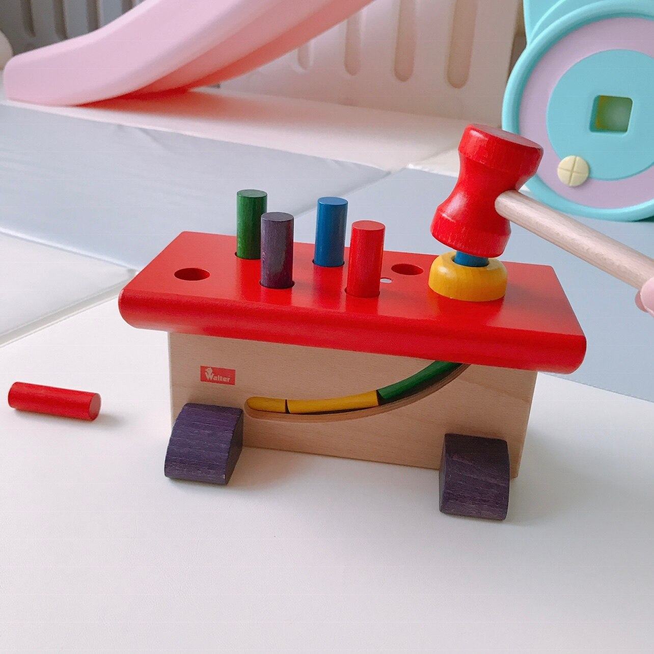 ニック 大工さん NIC 木のおもちゃ 木製玩具 大工 ハンマートイ